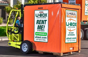 U-Box being delivered to a home.